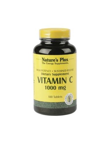 Vit. C 1000Mg.Con Escaramujo 180Comp. de Natures Plus