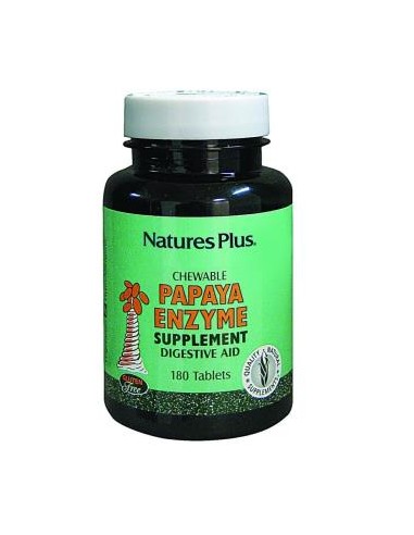 Papaya Enzime 180Comp. Masticable de Natures Plus